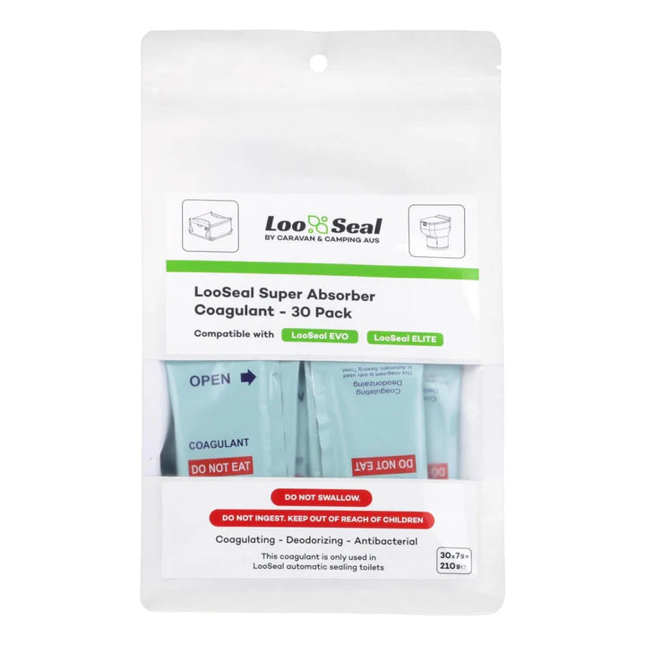 LooSeal Super Absorber Coagulant - 30 Pack