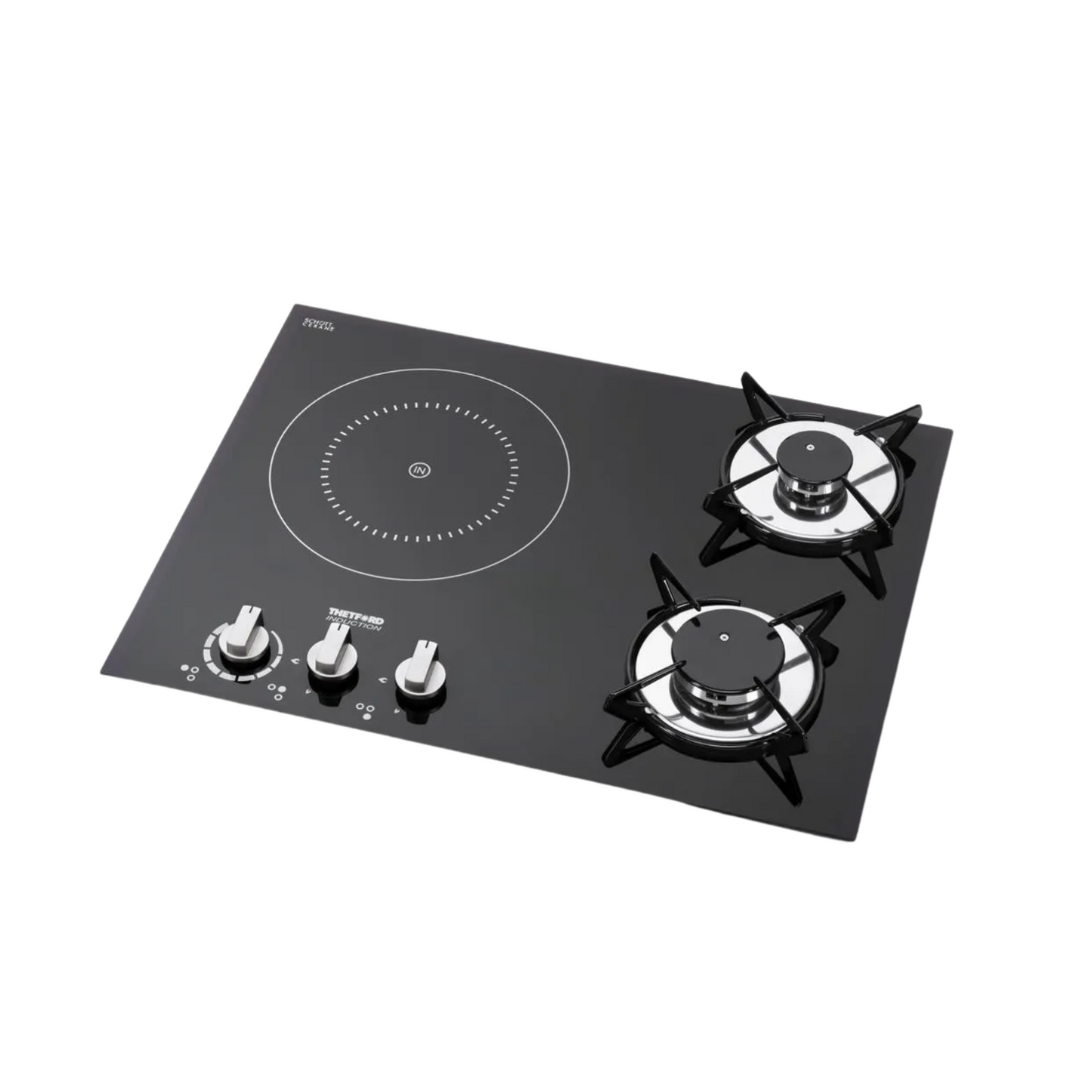 Topline Hybrid Hob - 2 Gas/1 Induction Plate