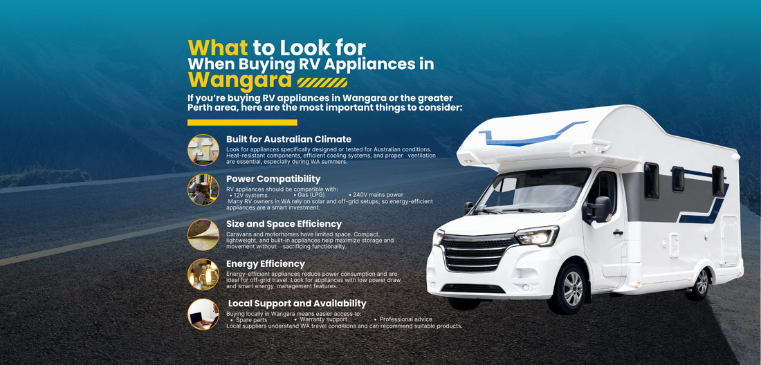 What to Look for When Buying RV Appliances in Wangara