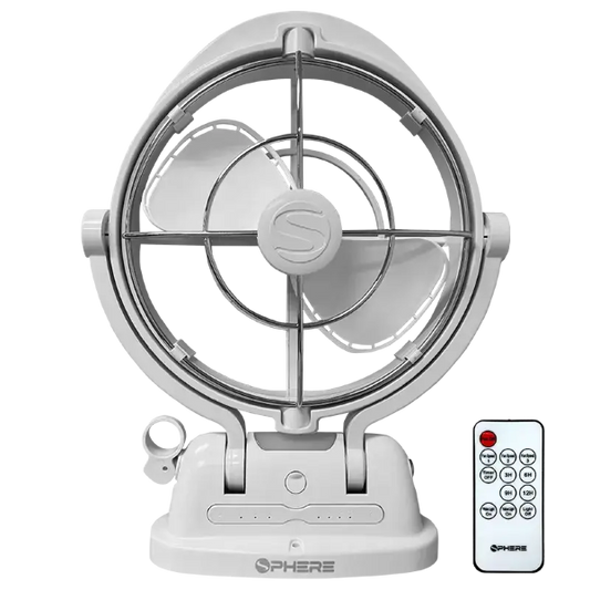 SPHERE VIENTO White Fan & Light USB + Remote | WHITE