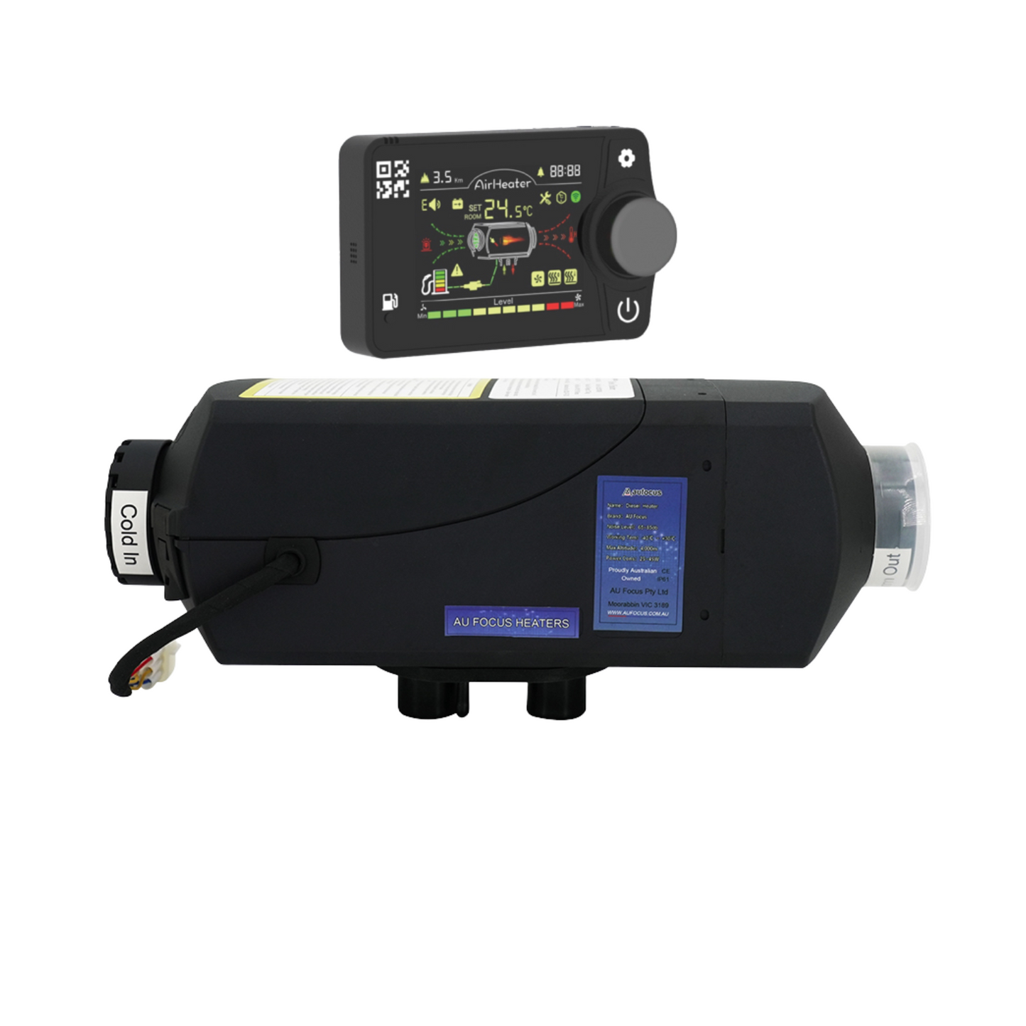 Aufocus 2KW MZ Bluetooth Diesel Heater Kit - 4th Gen